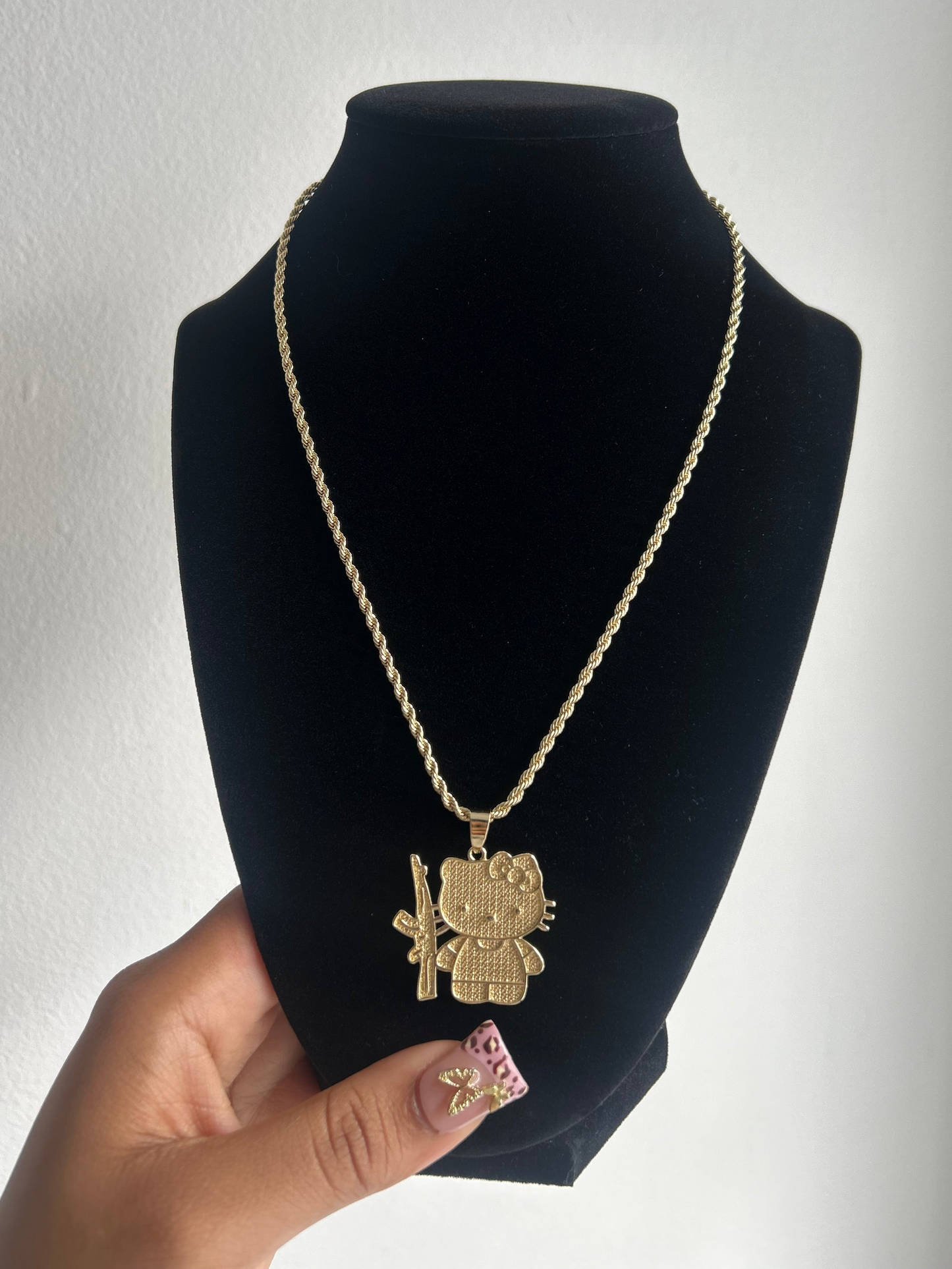 Hk ak necklace