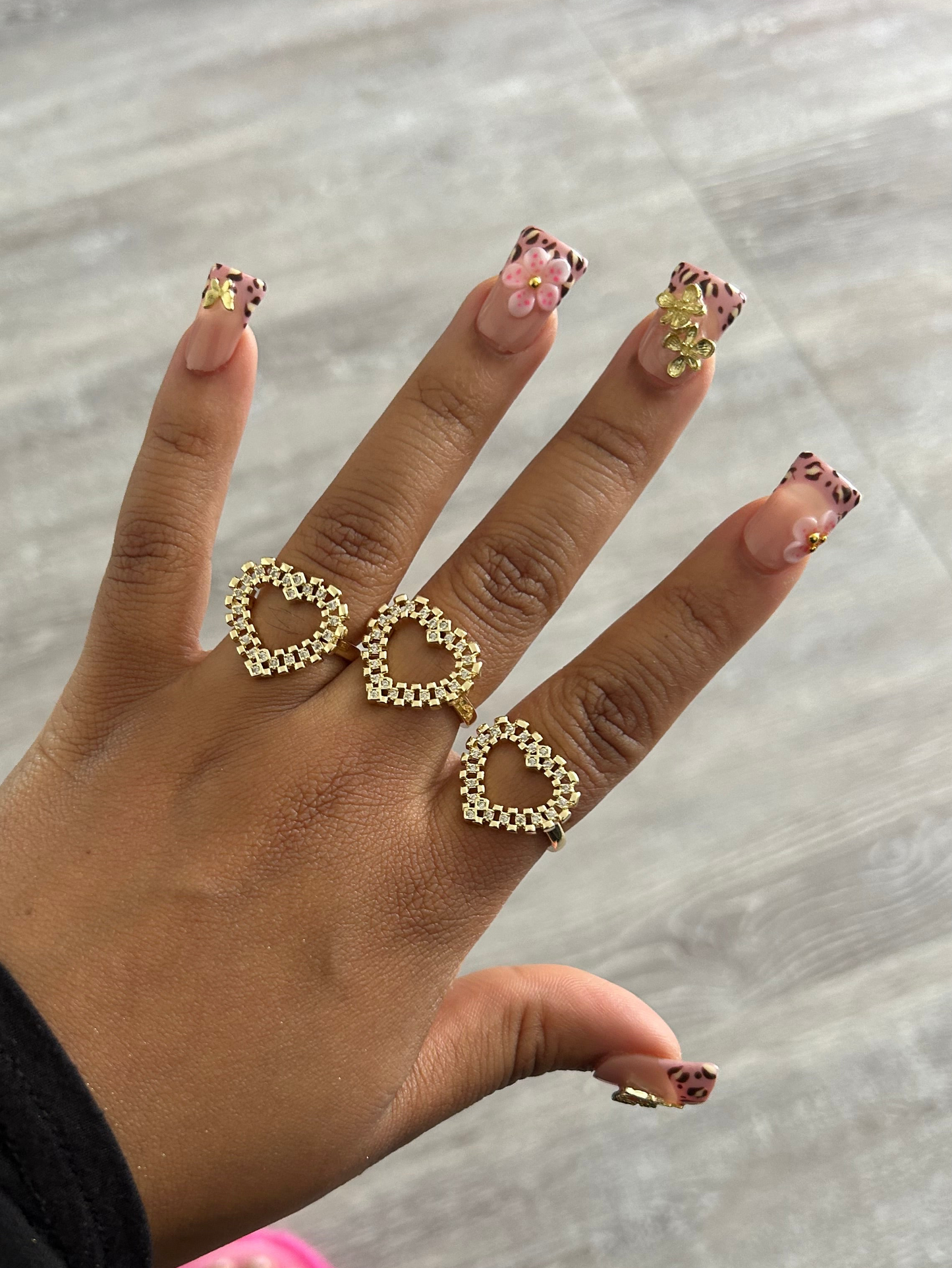 Open heart ring